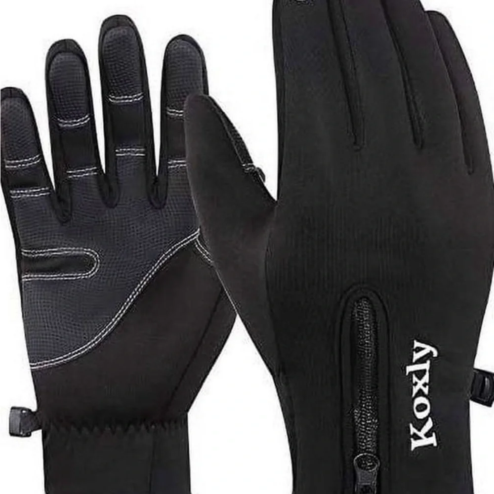 Black Women's Winter Gloves